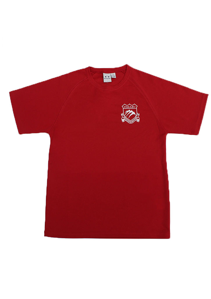 Mountainview High School PE Tee 'Hiwi' Red
